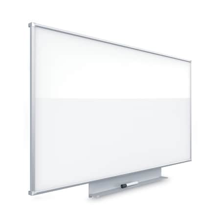 Quartet Silhouette Total Erase Whiteboard, 50 x 28, Silver Aluminum Frame C5028